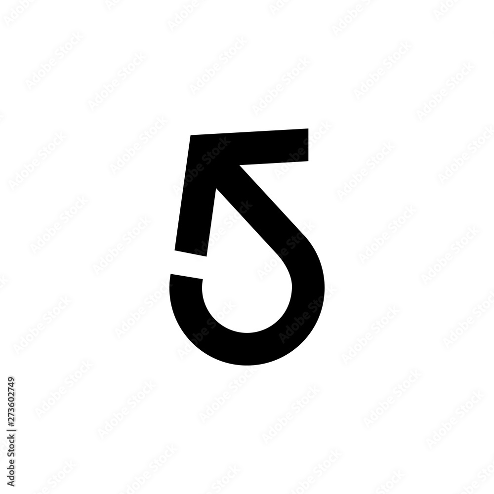 abstract letter s circle rotate geometric arrow simple logo vector abstract letter s circle rotate geometric arrow simple logo vector