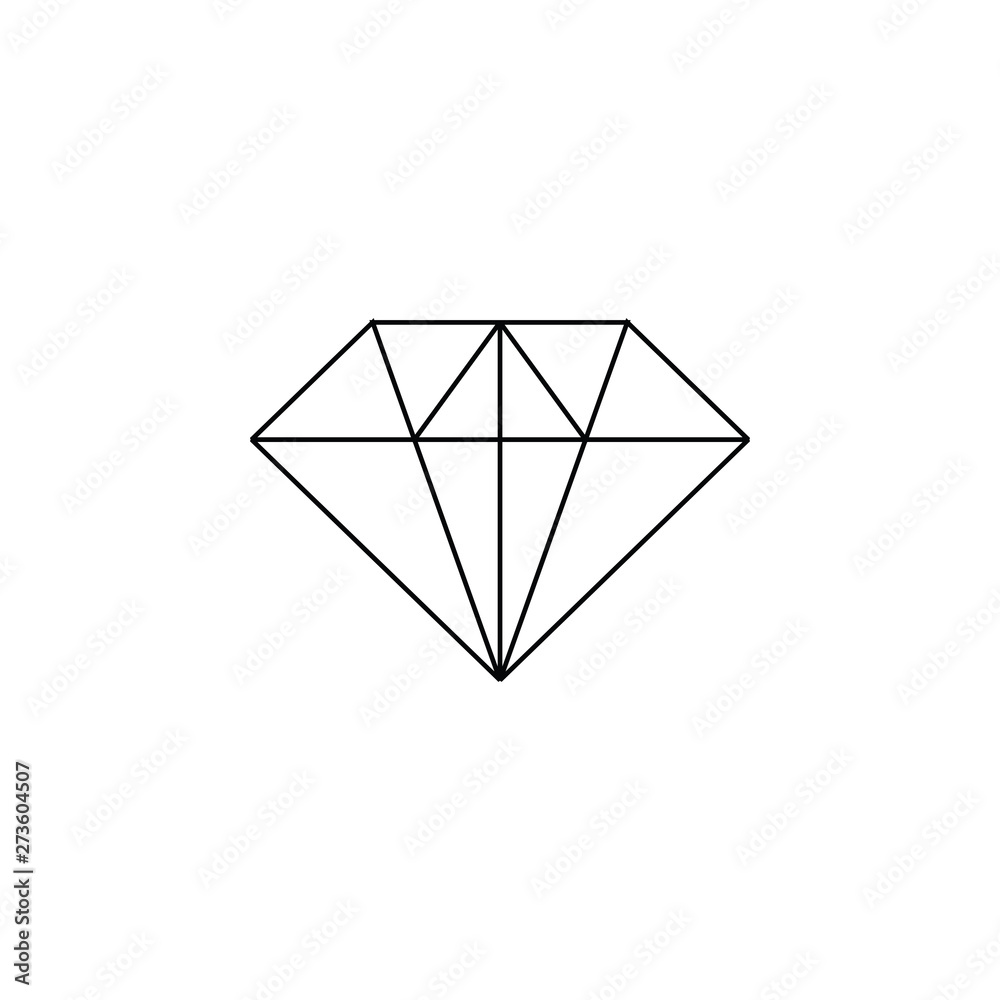 simple thin line diamond shape geometric logo vector simple thin line diamond shape geometric logo vector