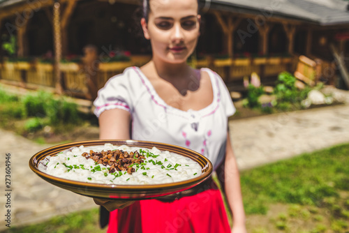 Bryndzove halusky - slovak national food photo