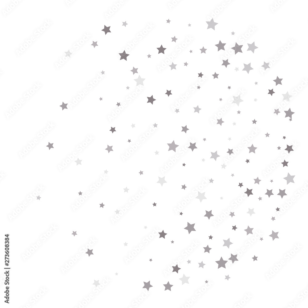 Random falling silver stars Random falling silver stars