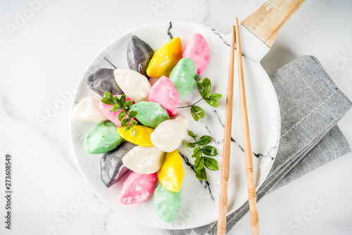 Korean rice cakes Songpyeon photo