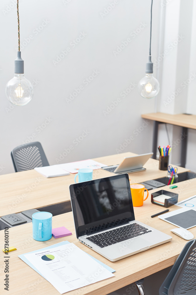 Creative start-up business open plan office Creative start-up business open plan office