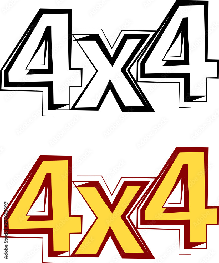 Four X Four Design, 4 X 4, Four Wheel Drive, Vehicle Graphics, Vinyl Ready Design Four X Four Design, 4 X 4, Four Wheel Drive, Vehicle Graphics, Vinyl Ready Design