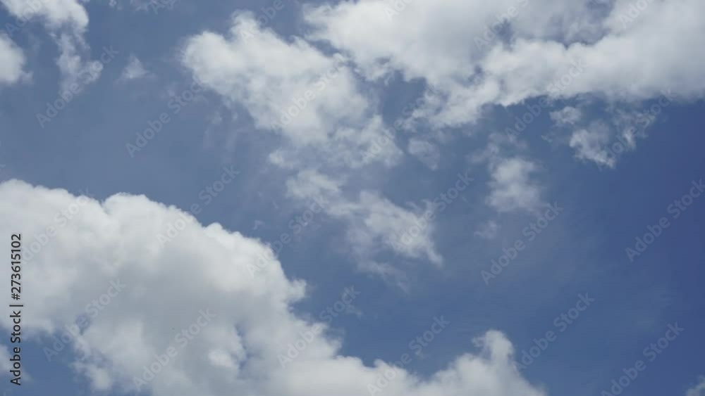 Time lapse blue sky background with white clouds Time lapse blue sky background with white clouds