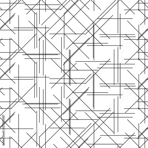 Geometric Lines Seamless Pattern, Line Seamless Pattern