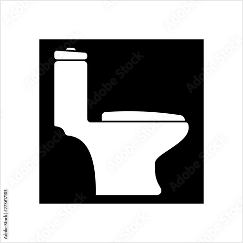 Toilet Icon, Toilet Bowl Icon