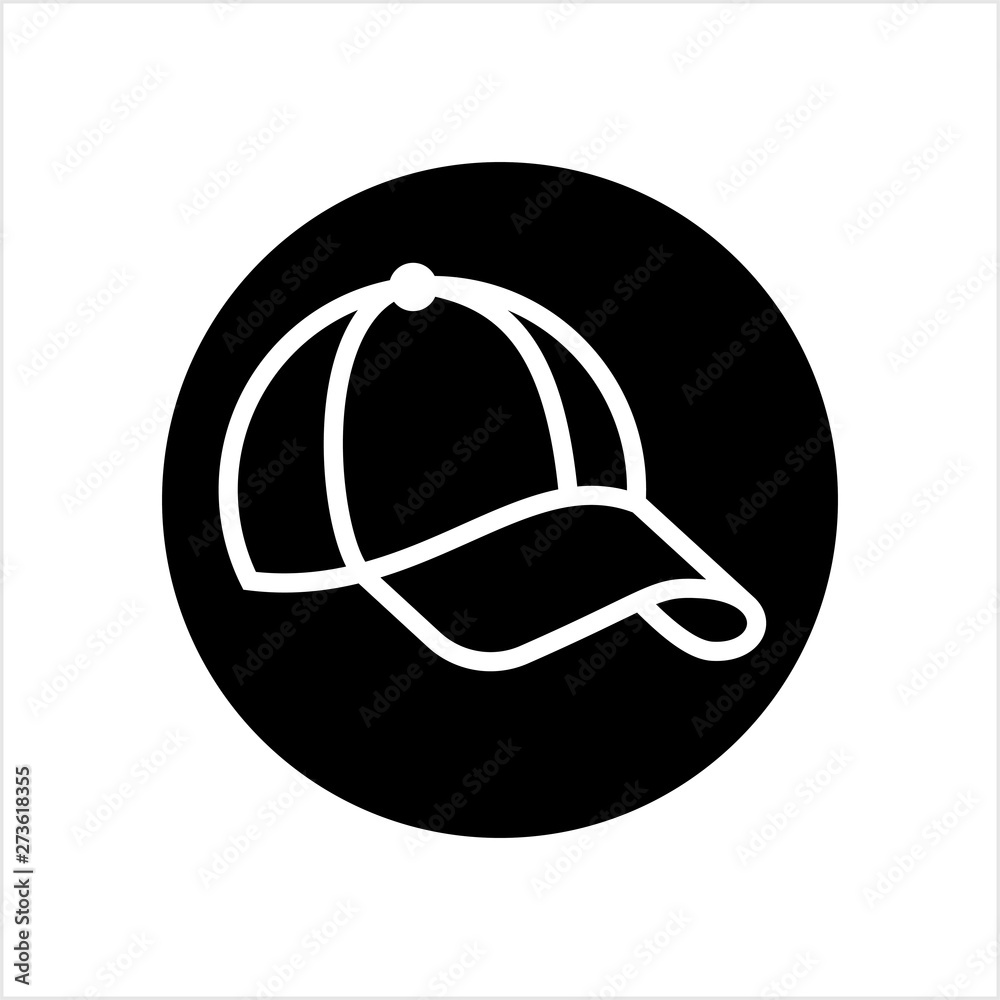 Baseball Cap Icon, Base Ball Hat Design Baseball Cap Icon, Base Ball Hat Design