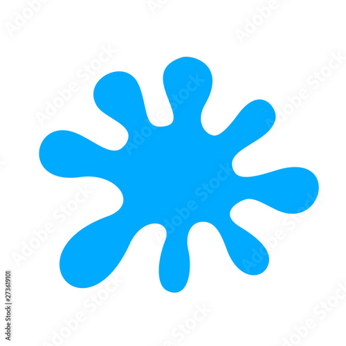 water drop splash isolated on white background  splash of water for element logo and icon  water drop splatter simple image for banner songkran festival  splash water drop symbol for graphic ad design