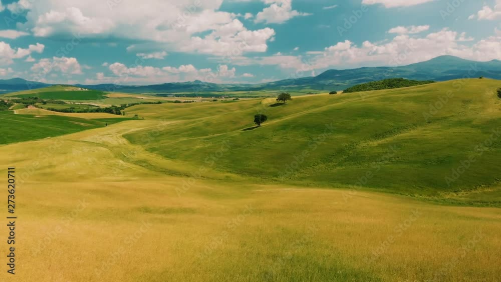 Beautiful aerial view of Tuscany Hills, Italy in spring. Beautiful aerial view of Tuscany Hills, Italy in spring.