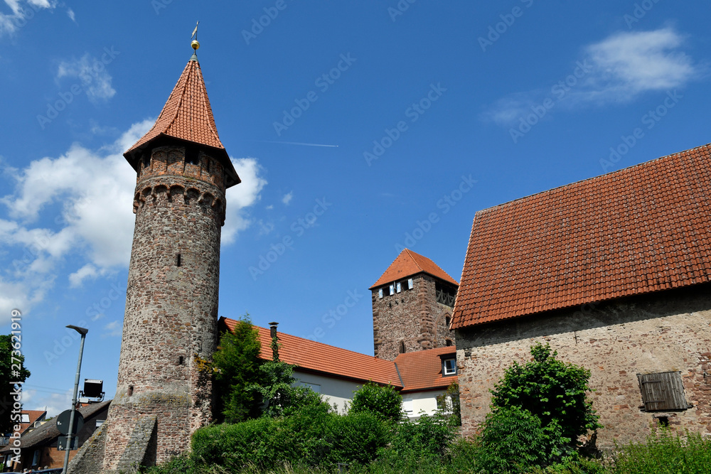 martinstor und hexenturm in ladenburg