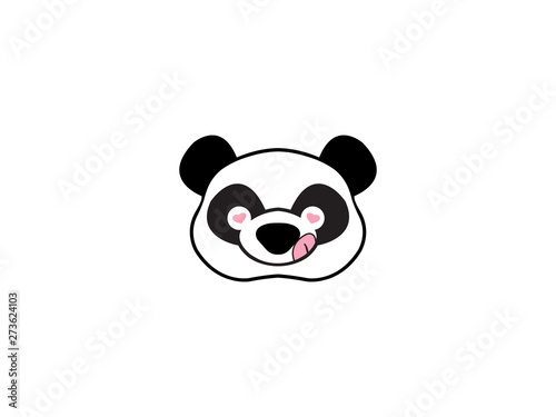Fototapeta Naklejka Na Ścianę i Meble -  panda face vector