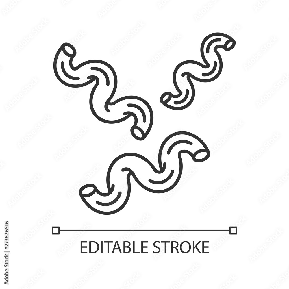 Cavatappi linear icon Cavatappi linear icon