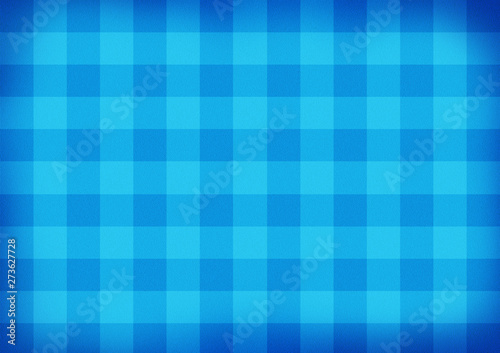 Blue paper background. Ornate tartan texture