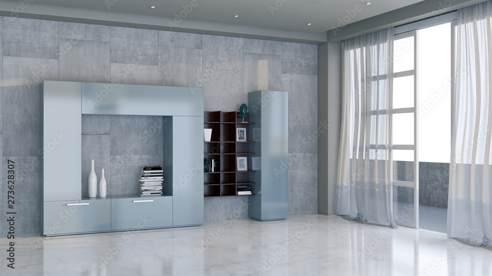 large luxury modern bright interiors room illustration 3D rendering large luxury modern bright interiors room illustration 3D rendering