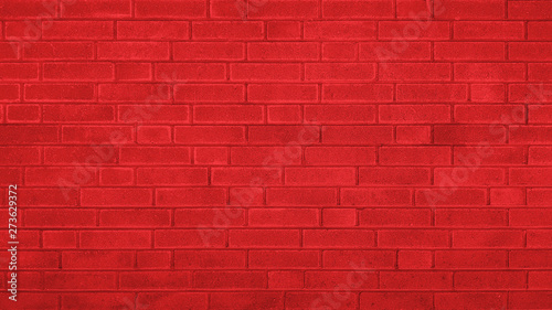 Vintage brick stone wall texture red background