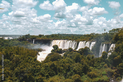 Iguazu Falls on the border of Brazil and Argentina