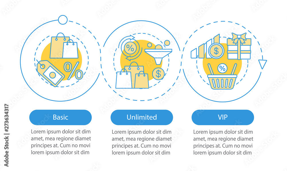 Discounts & bonuses subscription vector infographic template Discounts & bonuses subscription vector infographic template