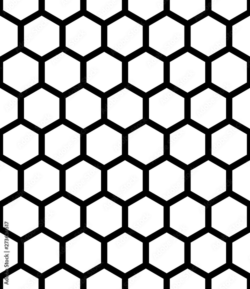 honeycomb pattern black