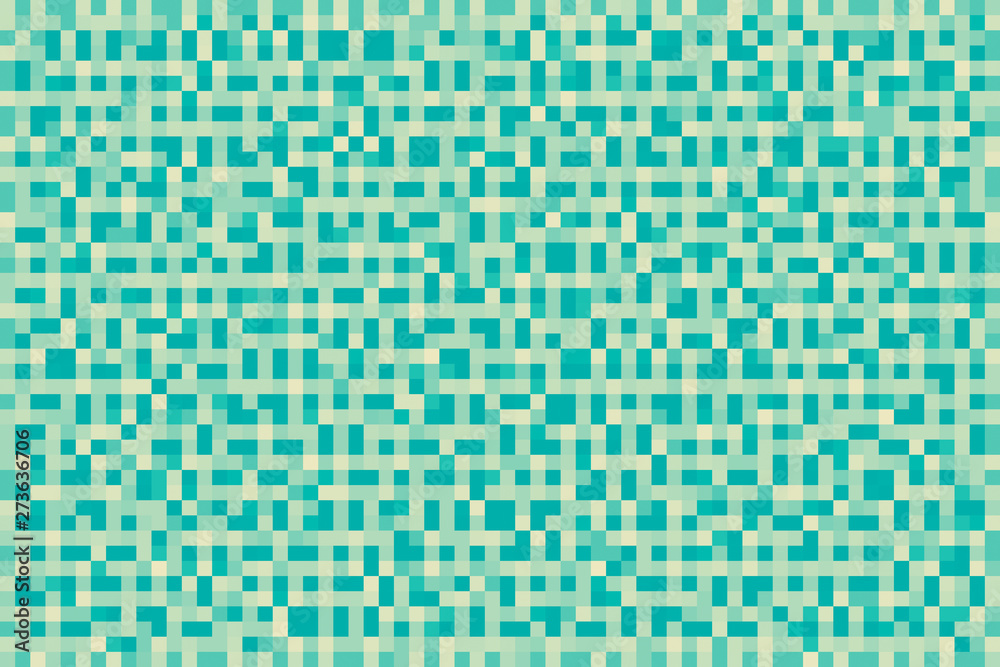 Abstract cyan blue gradient background Texture with pixel square blocks Mosaic pattern Abstract cyan blue gradient background Texture with pixel square blocks Mosaic pattern
