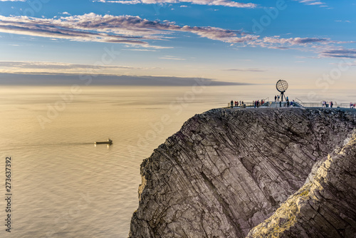 North Cape in Finnmark, Northern Norway. photo