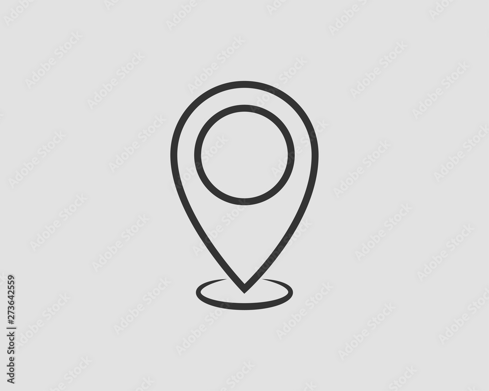 Map icons. Marker pointer. Pin location vector icon. GPS navigation symbol. Map icons. Marker pointer. Pin location vector icon. GPS navigation symbol.