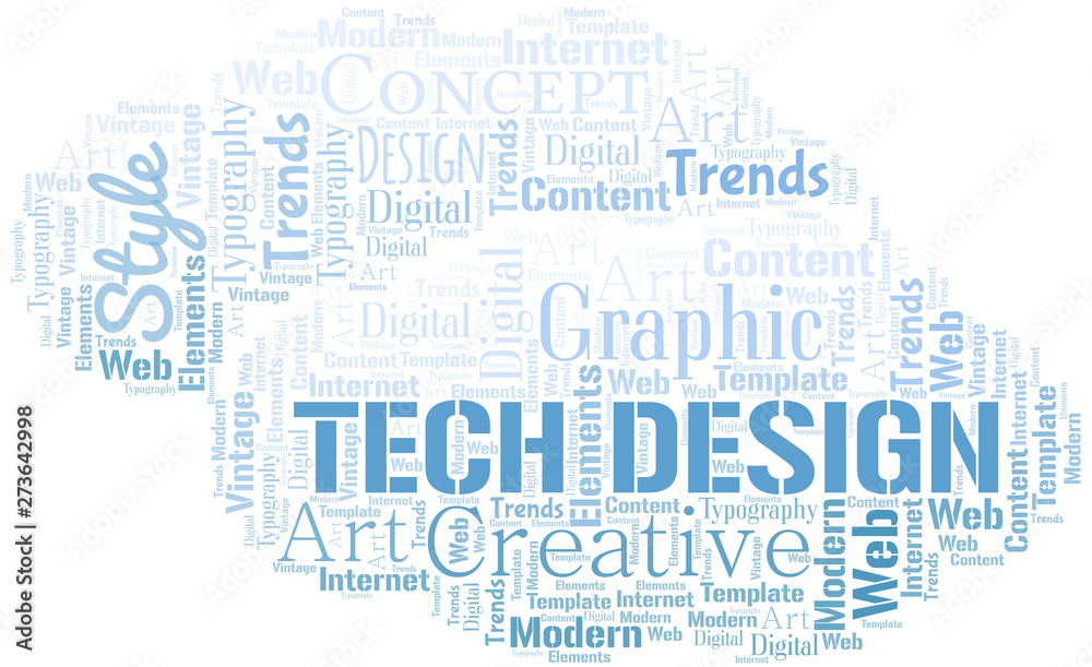 Tech Design word cloud. Wordcloud made with text only. Tech Design word cloud. Wordcloud made with text only.