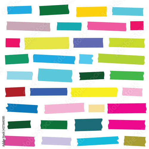 Mini washi tape strips, washy tape ordecorative adhesive strips