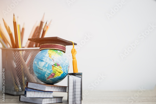 Obraz na płótnie Concept of global business study abroad education