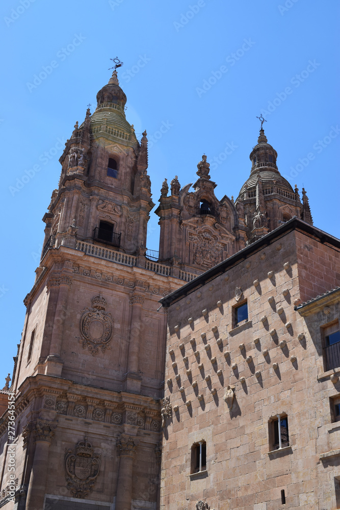 Monumentos religiosos de Salamanca, España.