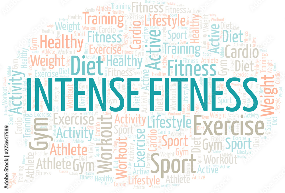 Intense Fitness word cloud. Wordcloud made with text only. Intense Fitness word cloud. Wordcloud made with text only.