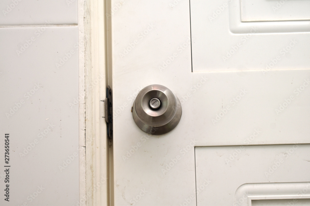 door handle on a door door handle on a door
