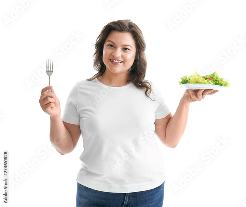 Oversize woman with fresh s...