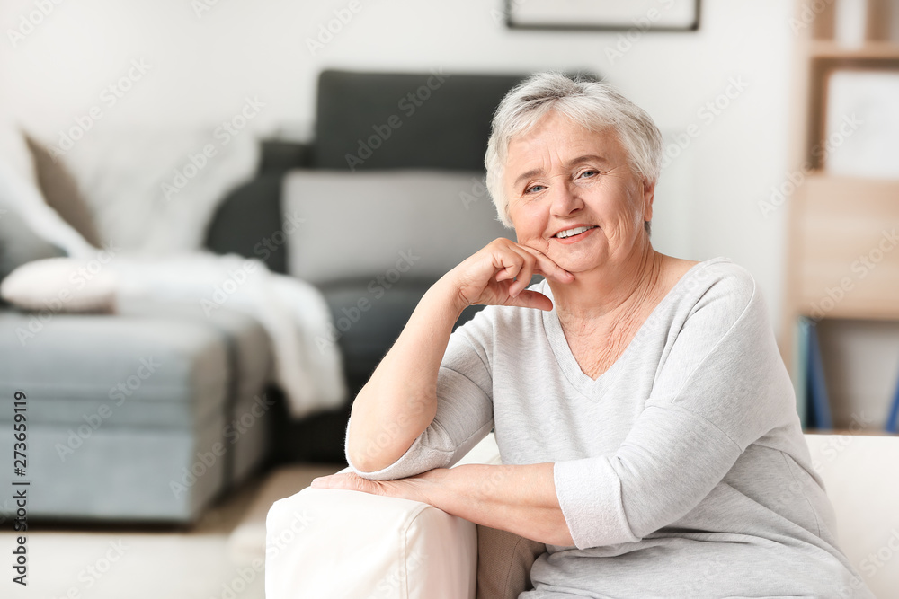 Portrait of elderly woman in nursing home Portrait of elderly woman in nursing home