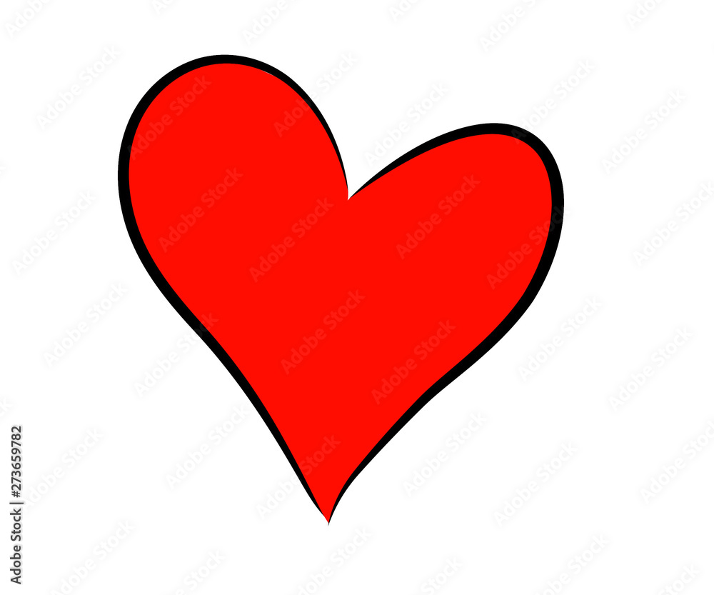 Heart vector illustration line art Heart vector illustration line art