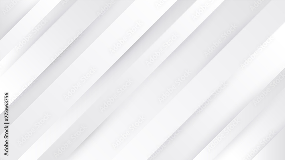 Abstract vector background with lines of shadows. Dynamic white lines. White background for your design.