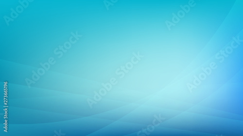 Turquoise wavy abstract vector background