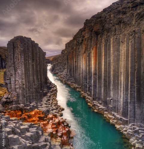 Kanion bazaltowy Studlagil, Islandia