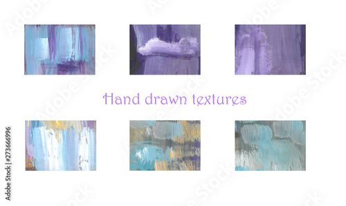 Hand drawn gouache texture. Abstract texture background