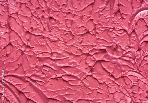 Fototapeta Naklejka Na Ścianę i Meble -  Gently pink strokes and texture of lip gloss
