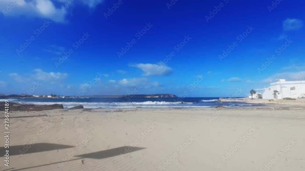 Video from Malta, showing the empty Little Armier beach at winter. 2018.12.09 Video from Malta, showing the empty Little Armier beach at winter. 2018.12.09