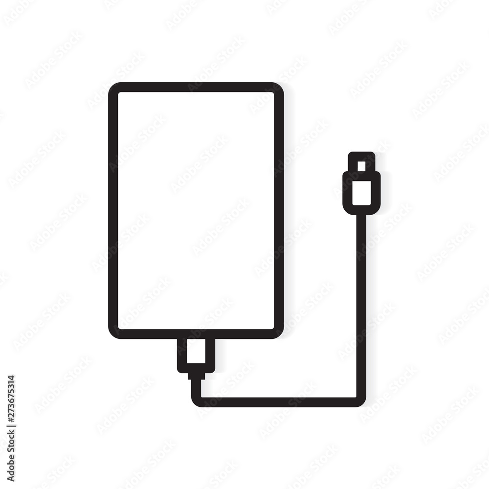 external hard drive icon- vector illustration external hard drive icon- vector illustration