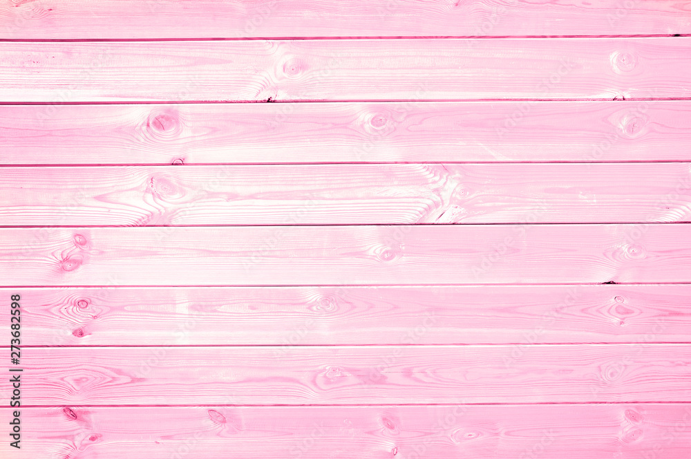 Naklejka premium Pink planks background