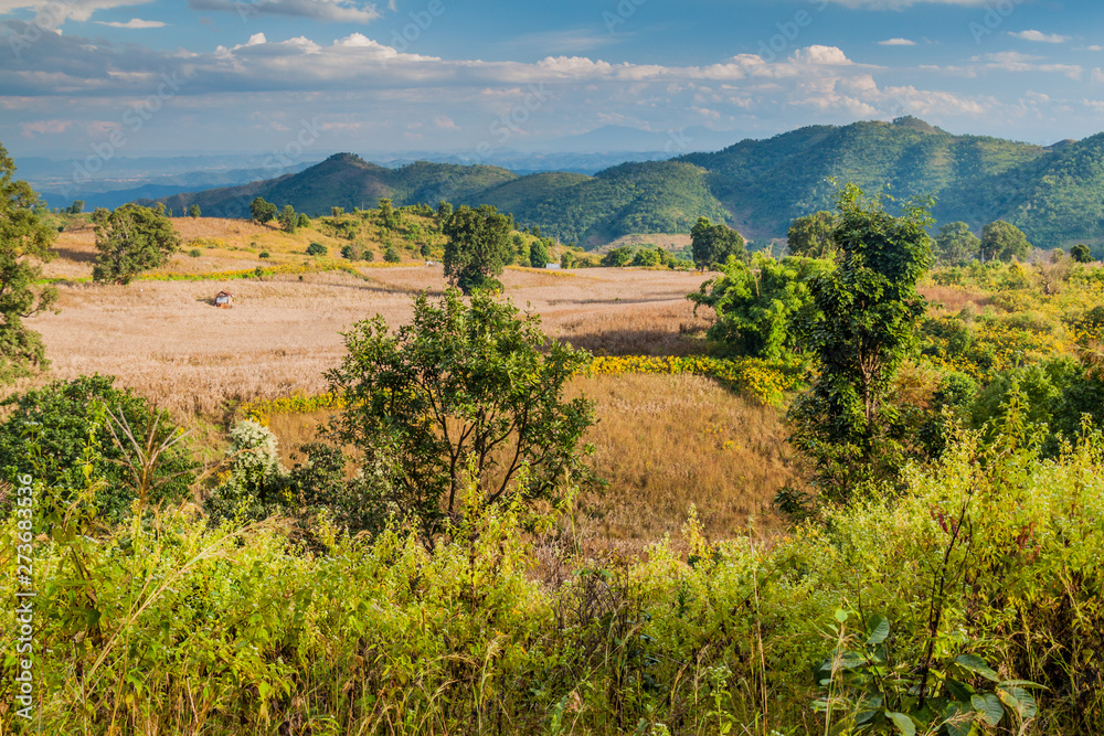 Rural landscape near Hsipaw, Myanmar