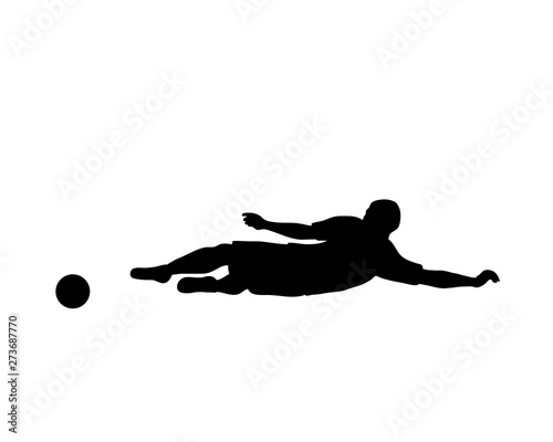football player silhouette creative illustration vector of graphic , football player silhouette illustration vector , vector soccer player silhouette illustration for banner graphic