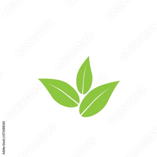 Logos of green Tree leaf ecology