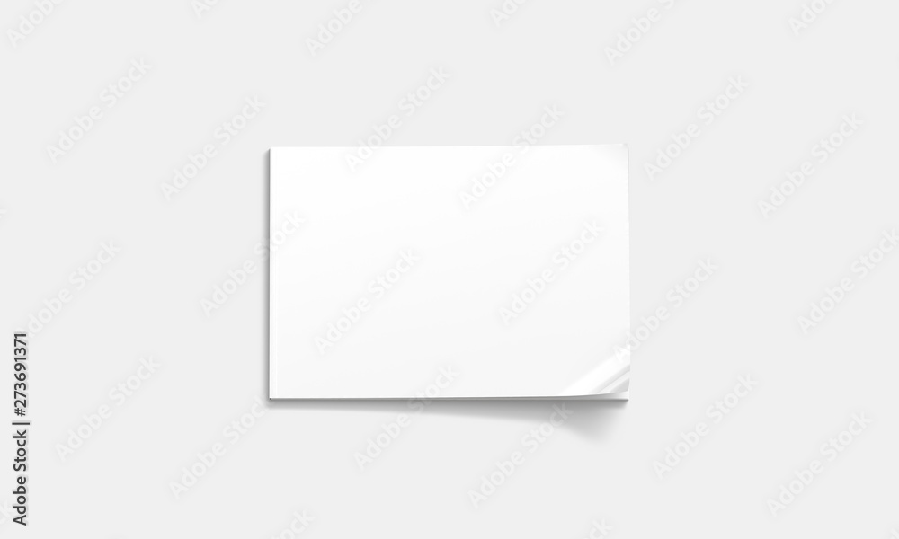 Blank white closed magazine mock up, a5 top view, 3d rendering, isolated. Clean sketchbook mockup with soft cover text design. Empty brandbook and newspaper model. Clear catalog template. Blank white closed magazine mock up, a5 top view, 3d rendering, isolated. Clean sketchbook mockup with soft cover text design. Empty brandbook and newspaper model. Clear catalog template.