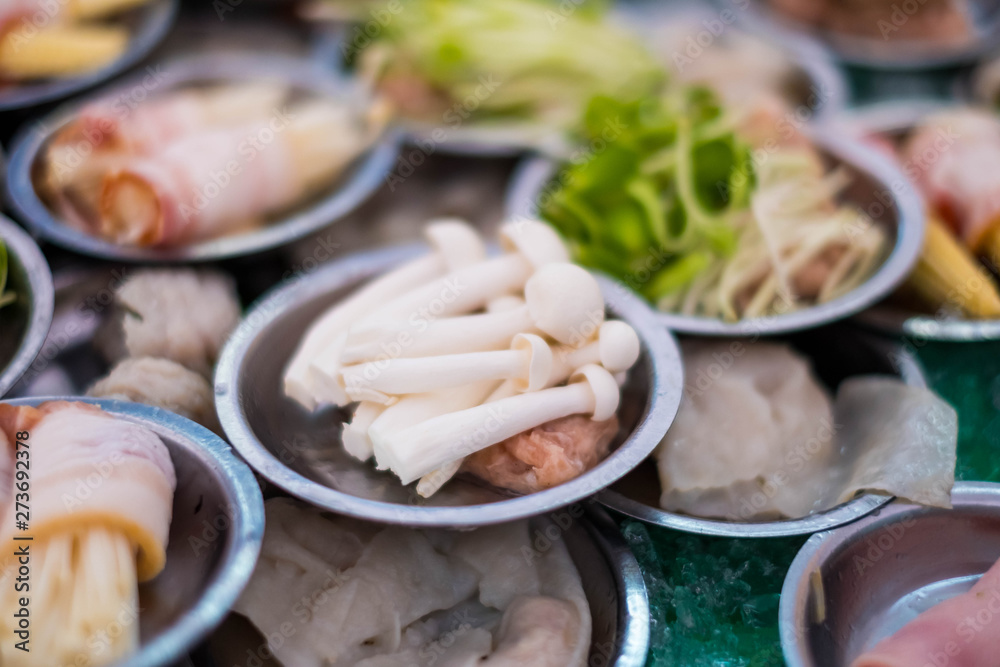 Dim Sum, Chinese cuisine prepared as small bite-sized portions. Dim Sum, Chinese cuisine prepared as small bite-sized portions.