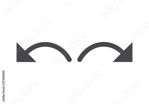 Arrow icon grey. Arrow symbol. Arrow icon for your web design