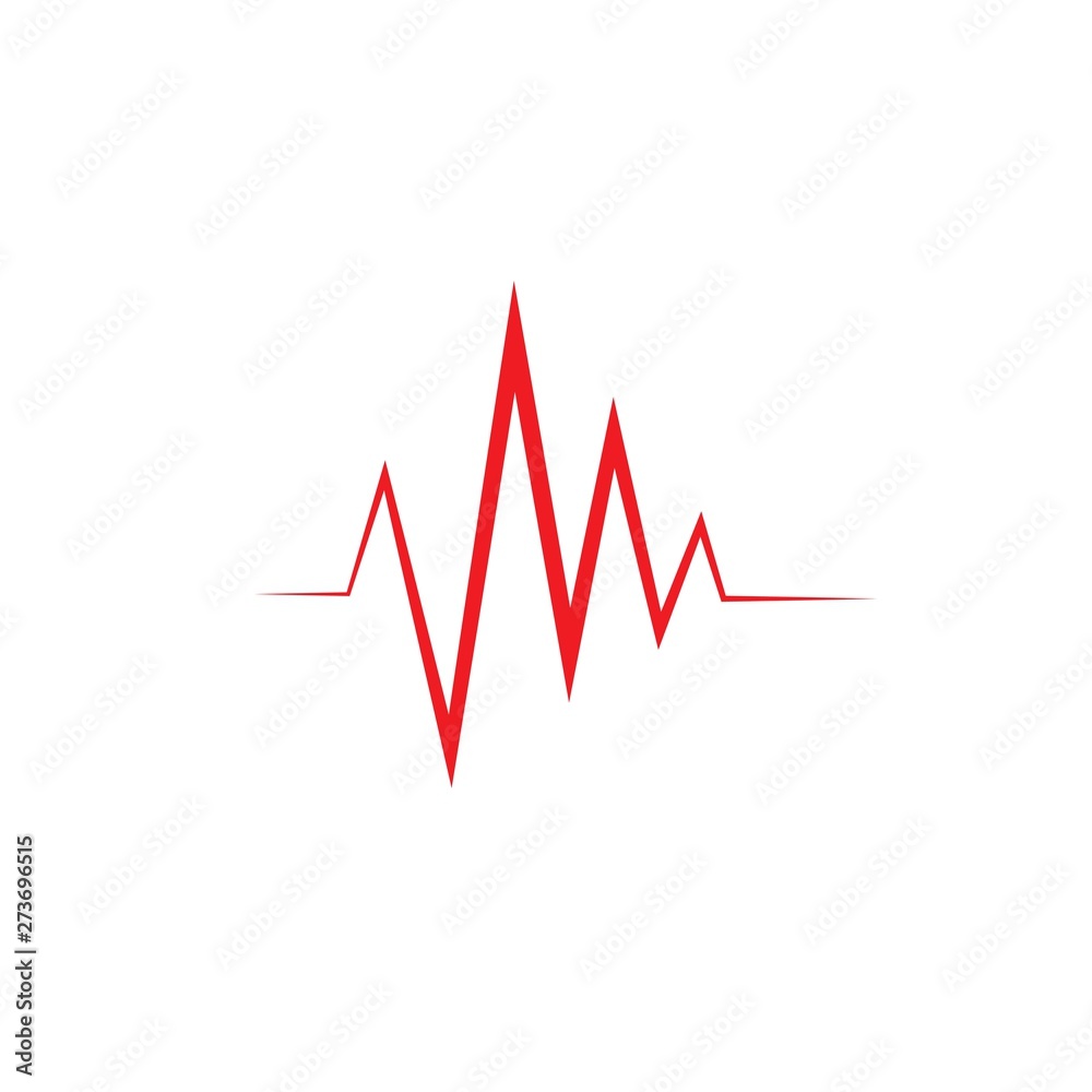 Sound waves vector illustration Sound waves vector illustration