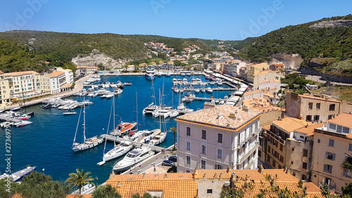 Port and village of Bonifacio, Corsica © jupitershine